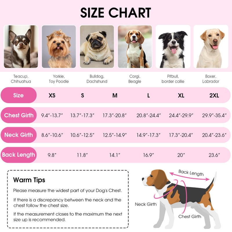 Queenmore Cold Weather Dog Coats Loft Reversible Winter Fleece Dog Vest Waterproof Pet Jacket Available in Extra Small, Small, Medium, Large Extra Large Sizes - Image 4